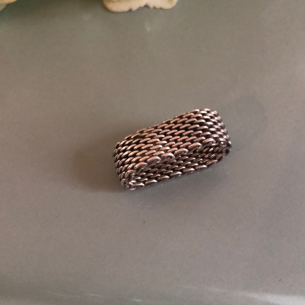 Silver ring size 6 - Picture 3 of 3